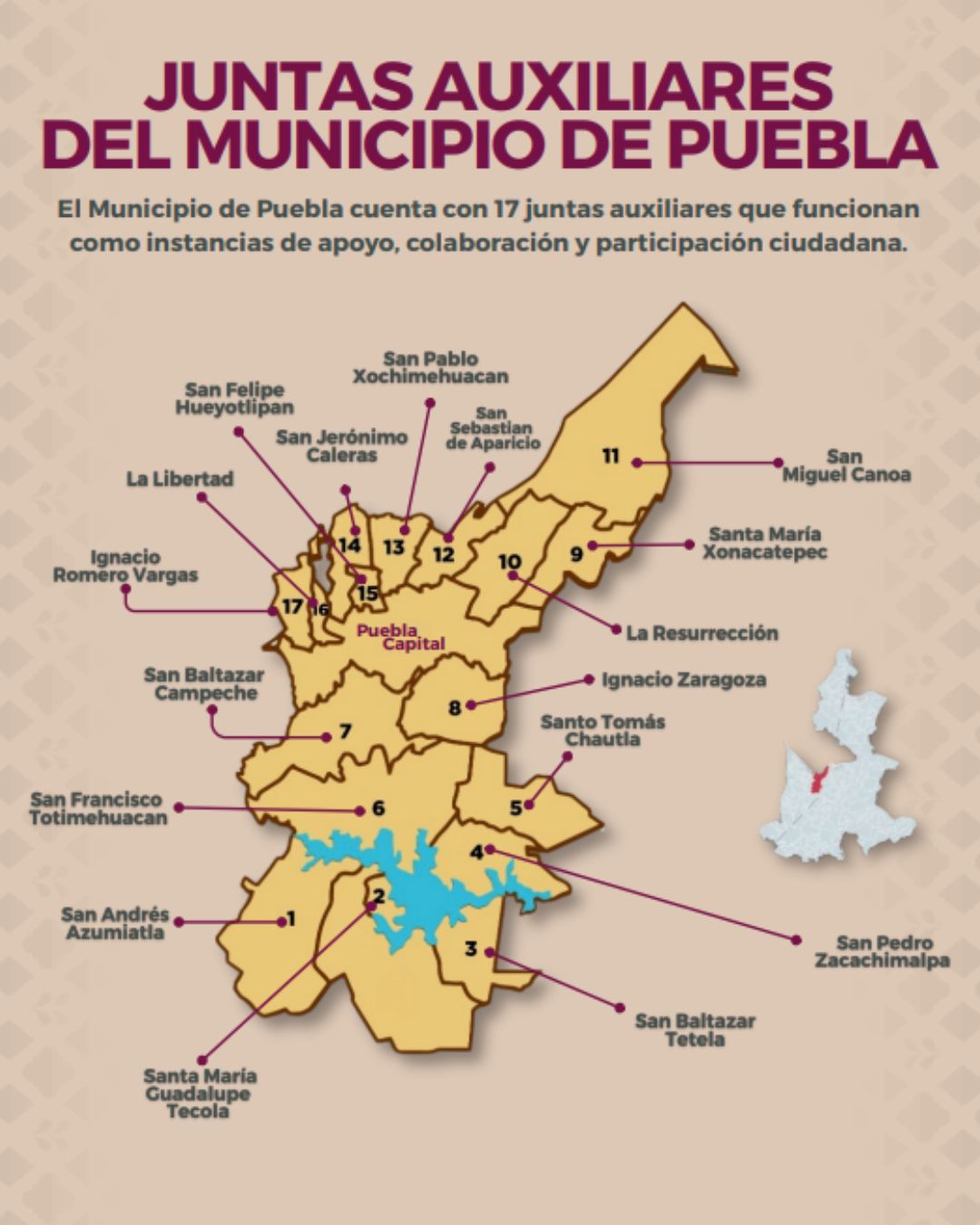 Juntas Auxiliares del Municipio de Puebla